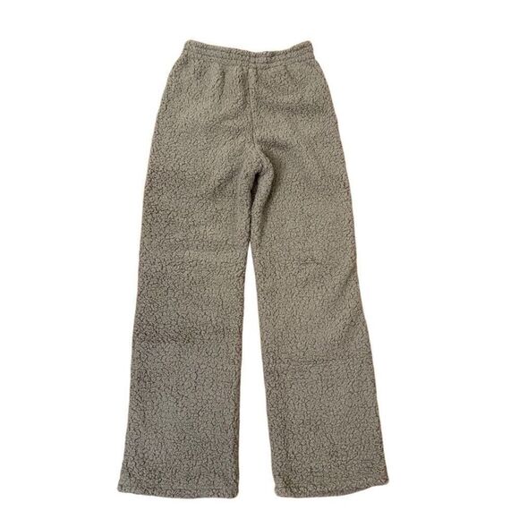 SKIMS Teddy Track Pants Sherpa in Desert Light Brown Tan Size  Medium NEW - Picture 2 of 5